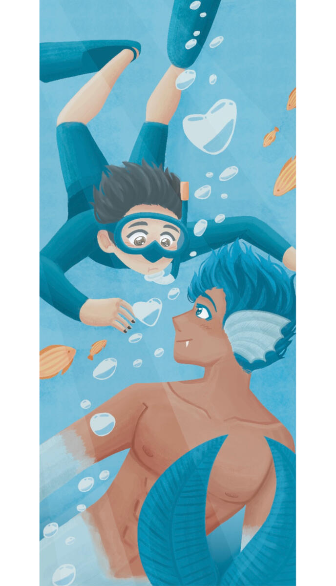 Underwater Love Print